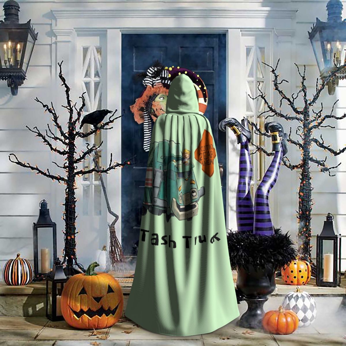 Anime Cosplay Netflix - Capa de Halloween Adulto Unissex com
