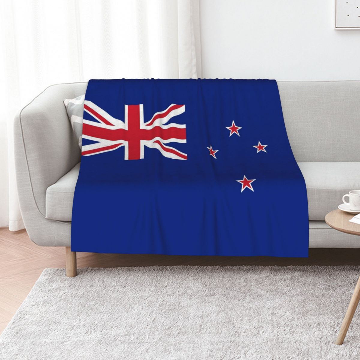 Anime Cosplay New Zealand - Edredom com a bandeira da Nova
