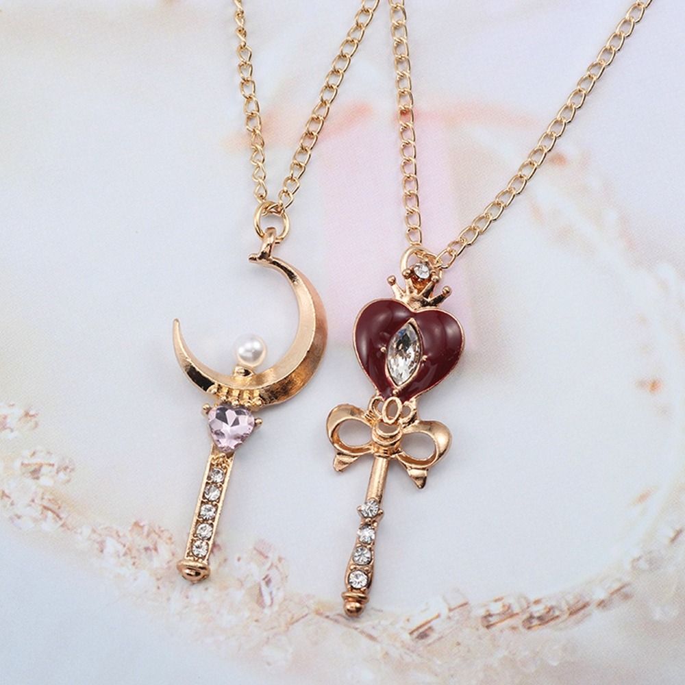 Colar pingente de cristal para - Sailor Moon Wand avaliação e preço