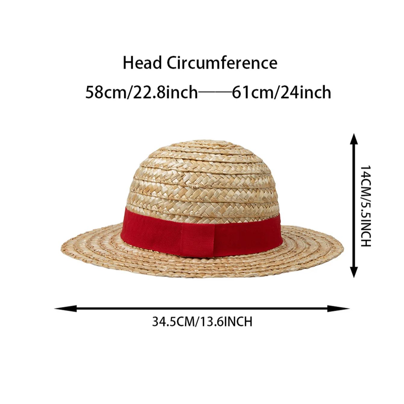 Chapéu de Palha Luffy Licencia - Anime Cosplay Netflix avaliação e preço
