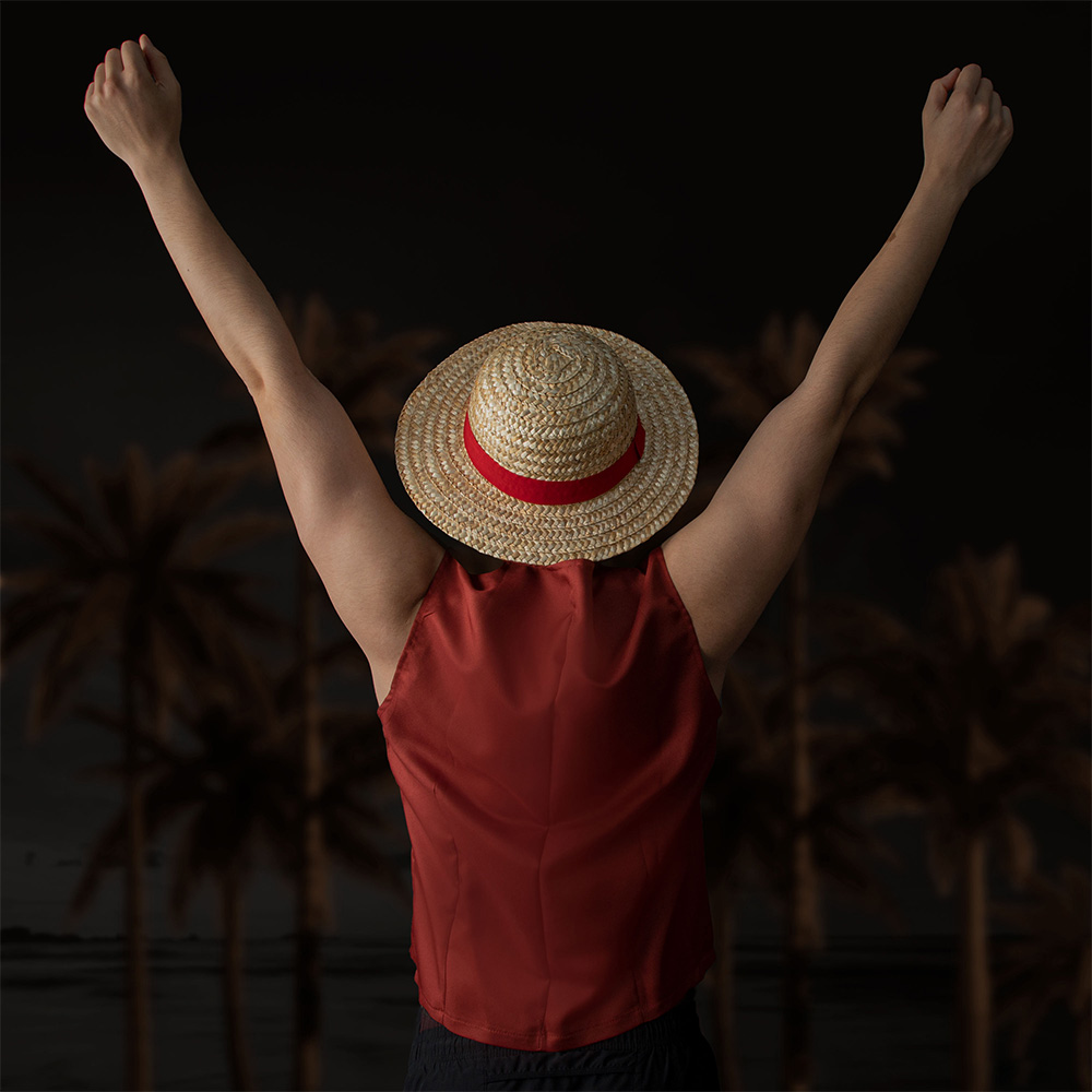 Chapéu de Palha Luffy Licencia - Anime Cosplay Netflix avaliação e preço