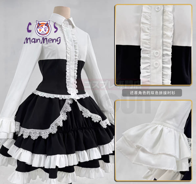 Novo Traje de Cosplay Gótico d - Anime Cosplay Outfit Girl avaliação e preço