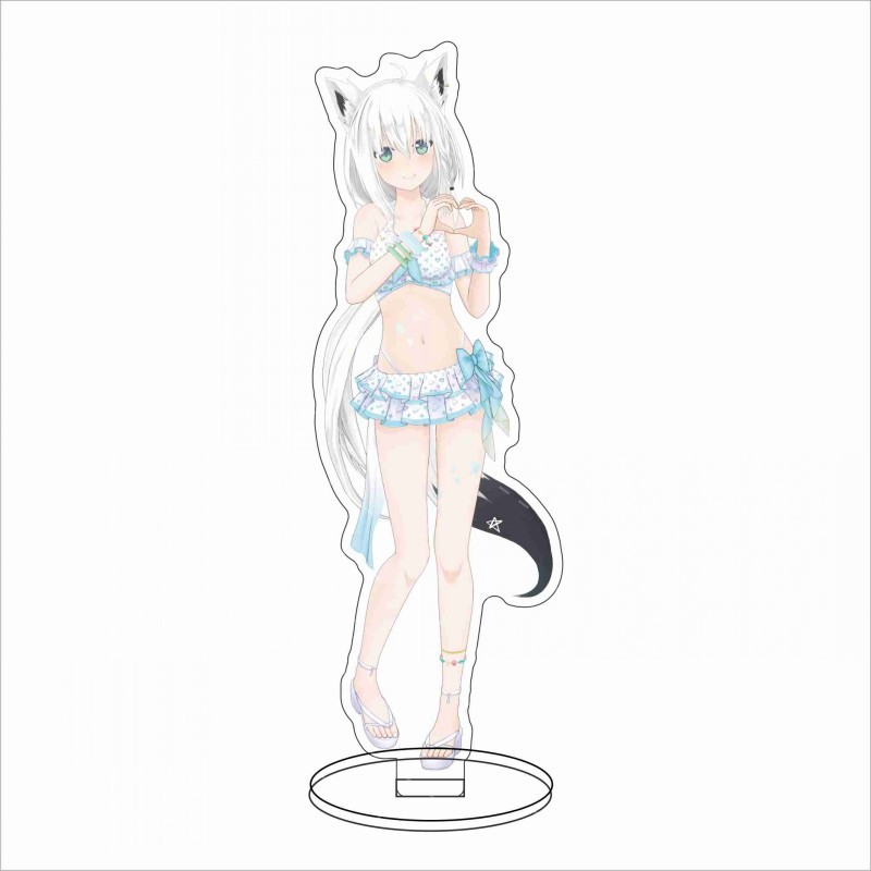 16CM Anime Hololive Shirakami  - Anime Cosplay Com avaliação e preço