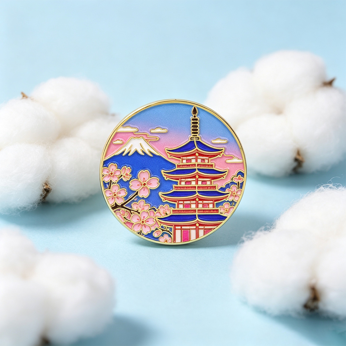Broche de Esmalte Flor de Cere - Anime Cosplay Easy avaliação e preço