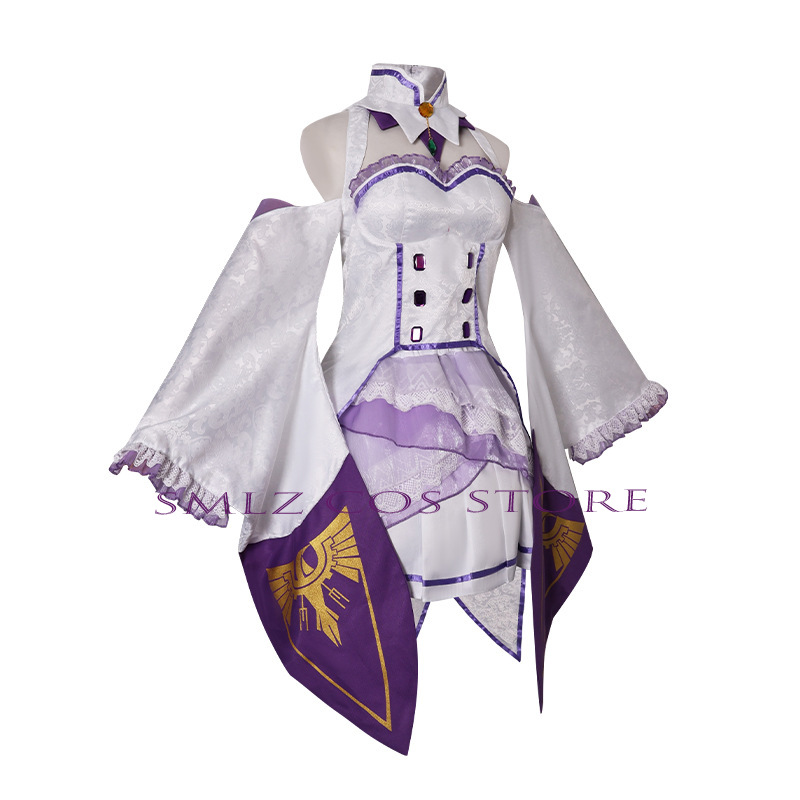 Fantasia de Cosplay Emilia do  - Anime Cosplay Wigs avaliação e preço