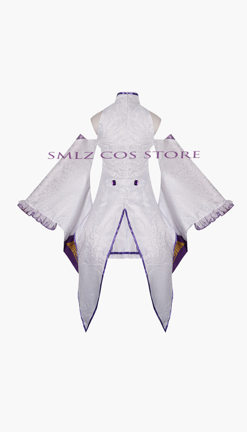 Fantasia de Cosplay Emilia do  - Anime Cosplay Wigs avaliação e preço