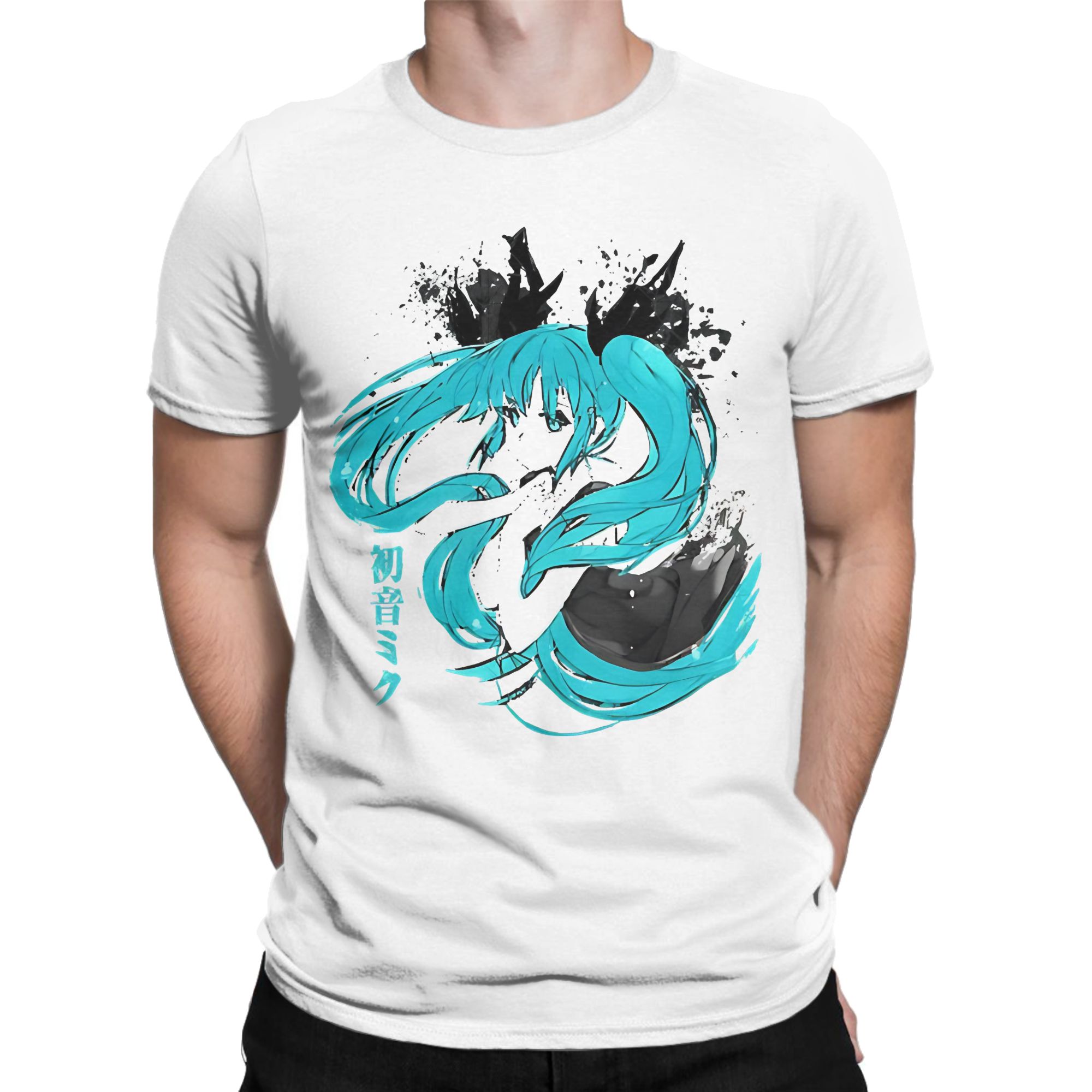 Camiseta Hatsune Miku para hom - Anime Cosplay Ideas Female avaliação e preço