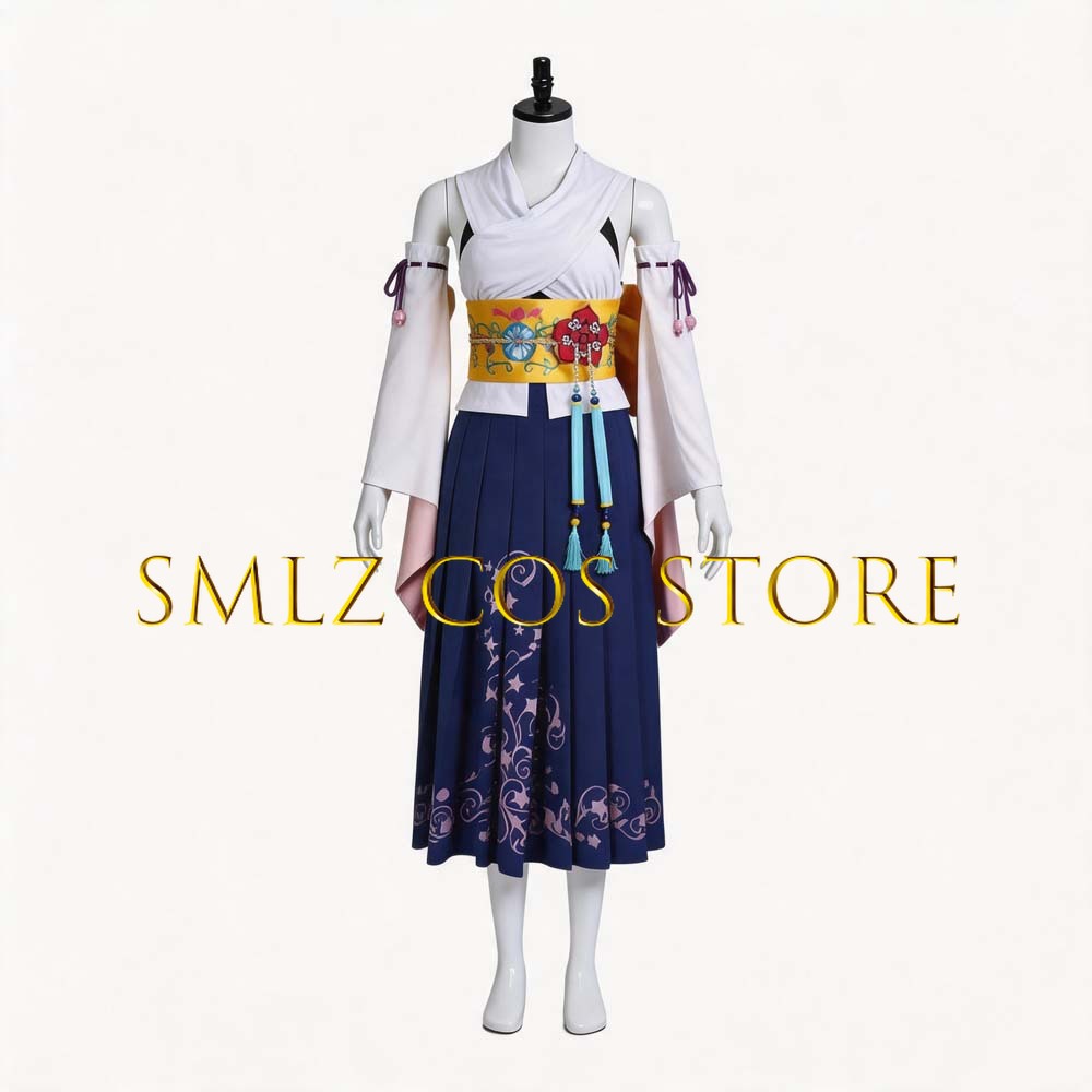 Fantasia Cosplay Yuna FF10 X S - Anime Cosplay Wigs avaliação e preço