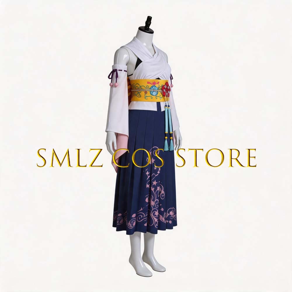 Fantasia Cosplay Yuna FF10 X S - Anime Cosplay Wigs avaliação e preço