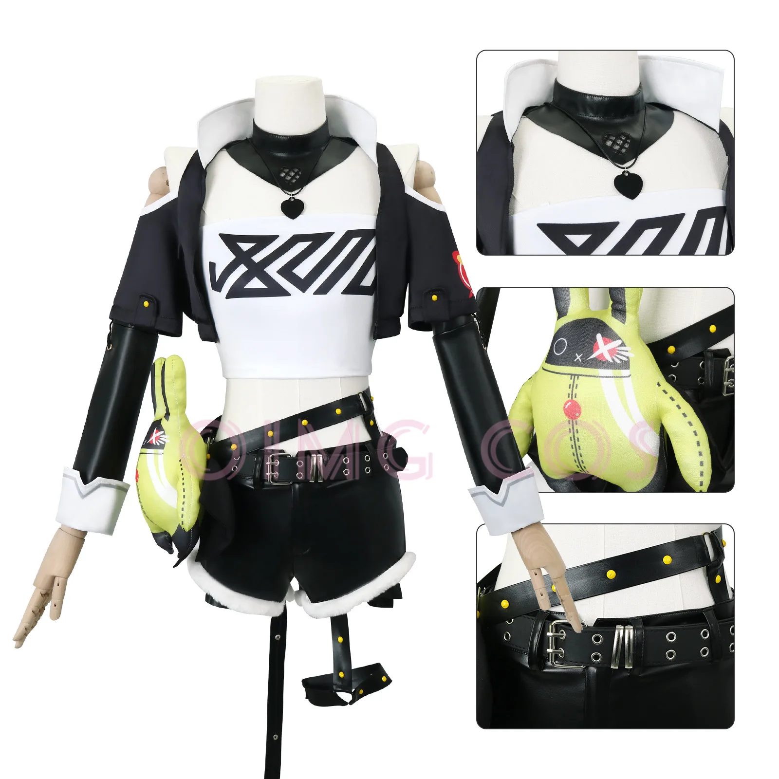 Fantasia de Cosplay Nicole Dem - Anime Cosplay Wigs avaliação e preço