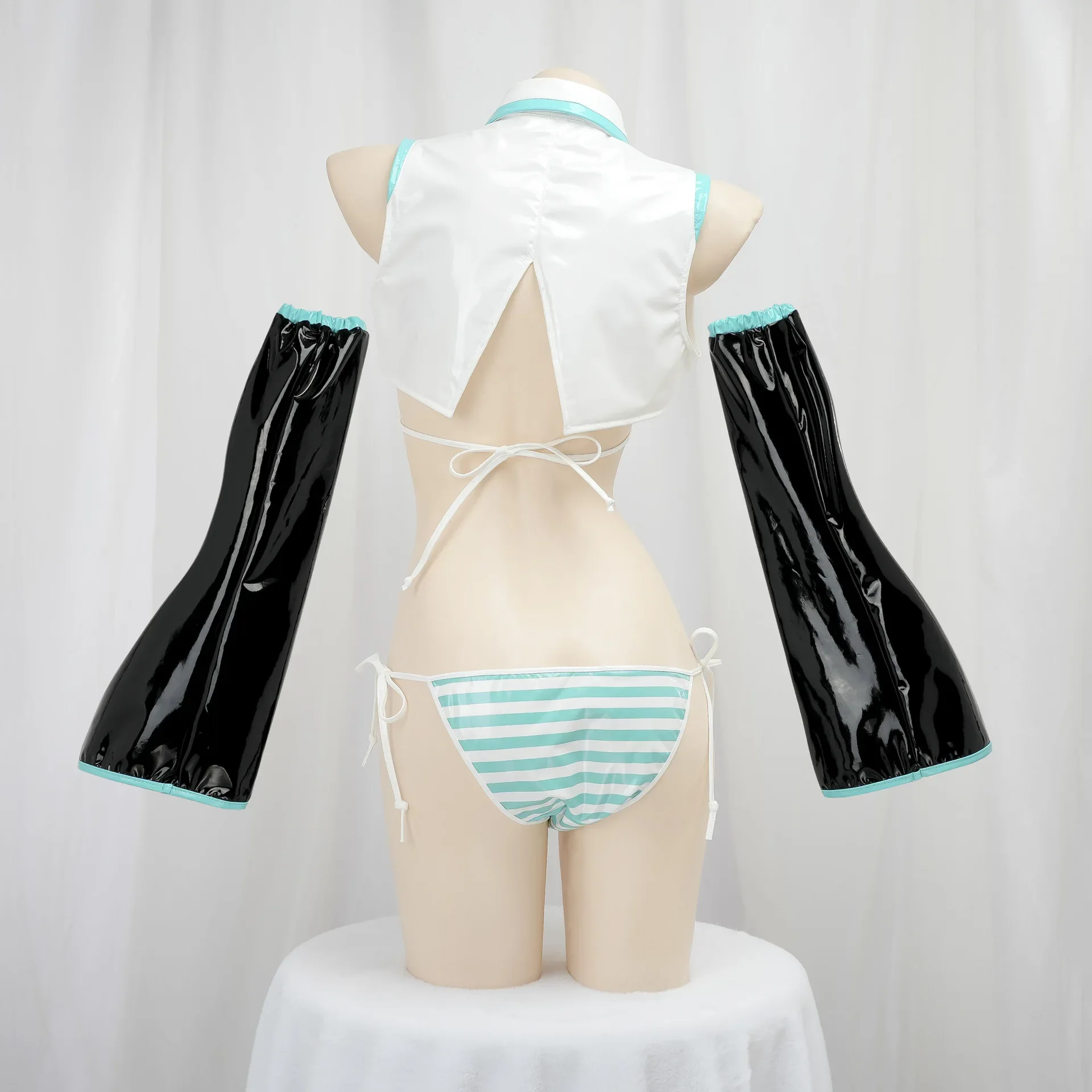 Fantasia de Cosplay Game Miku: - Anime Cosplay Miku avaliação e preço
