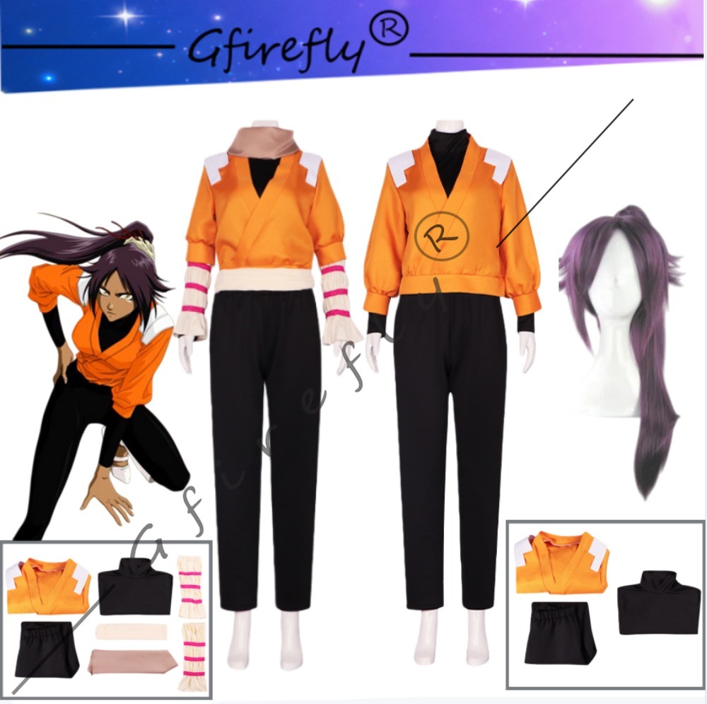 Bleach yoruichi shihouin cospl - Anime Cosplay Bleach avaliação e preço