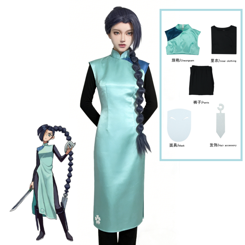 Anime assassino sete tesoura s - Anime Cosplay Wigs avaliação e preço