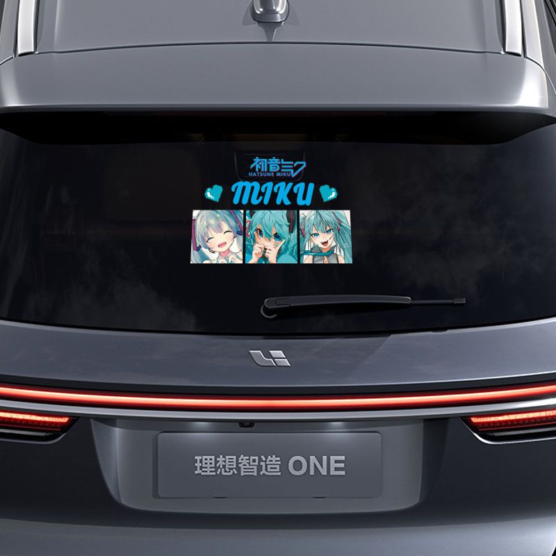 Novos Adesivos Refletivos Cria - Anime Cosplay Miku avaliação e preço