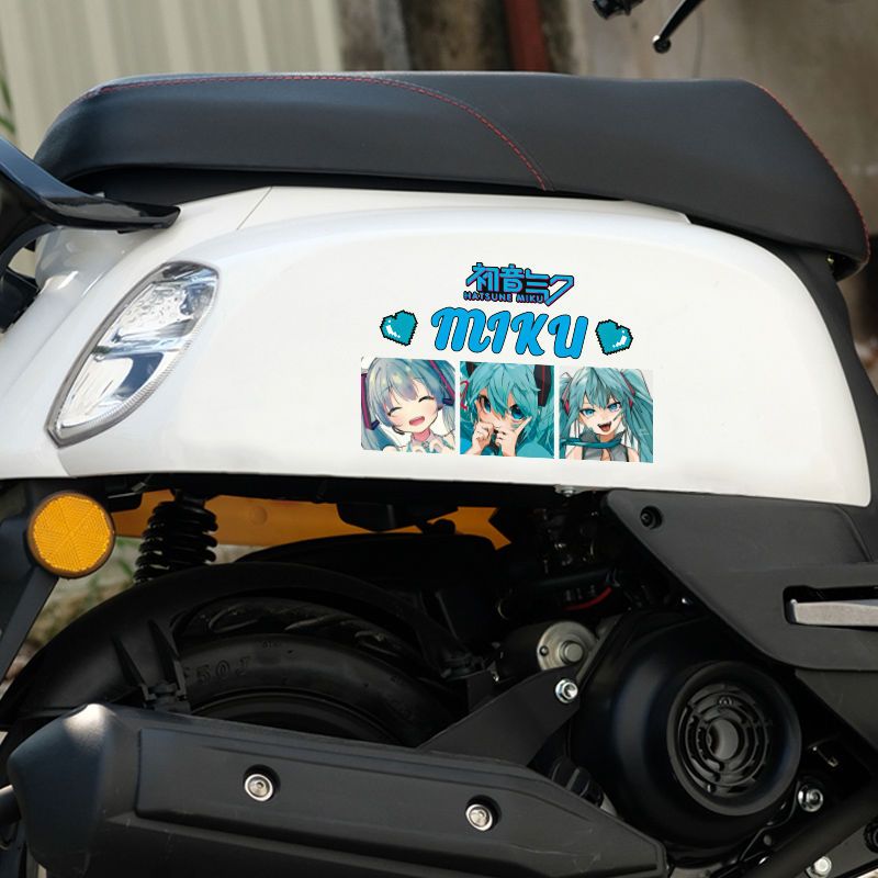 Novos Adesivos Refletivos Cria - Anime Cosplay Miku avaliação e preço