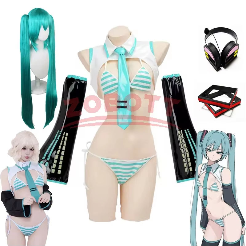 Fantasia de Cosplay Anime Miku - Anime Cosplay Miku avaliação e preço