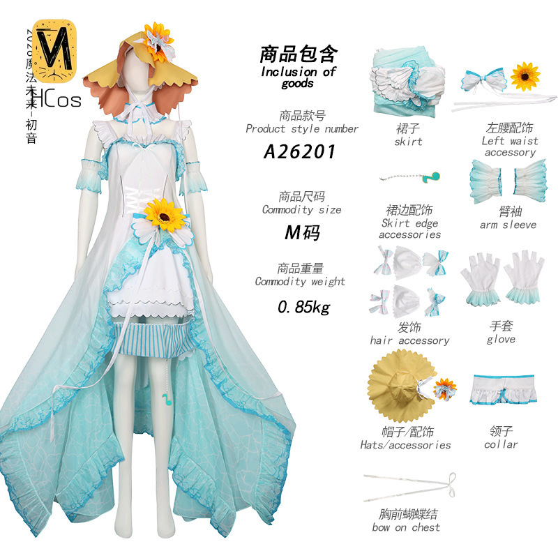 Fantasia Cosplay Artesanal: Ve - Anime Cosplay Miku avaliação e preço