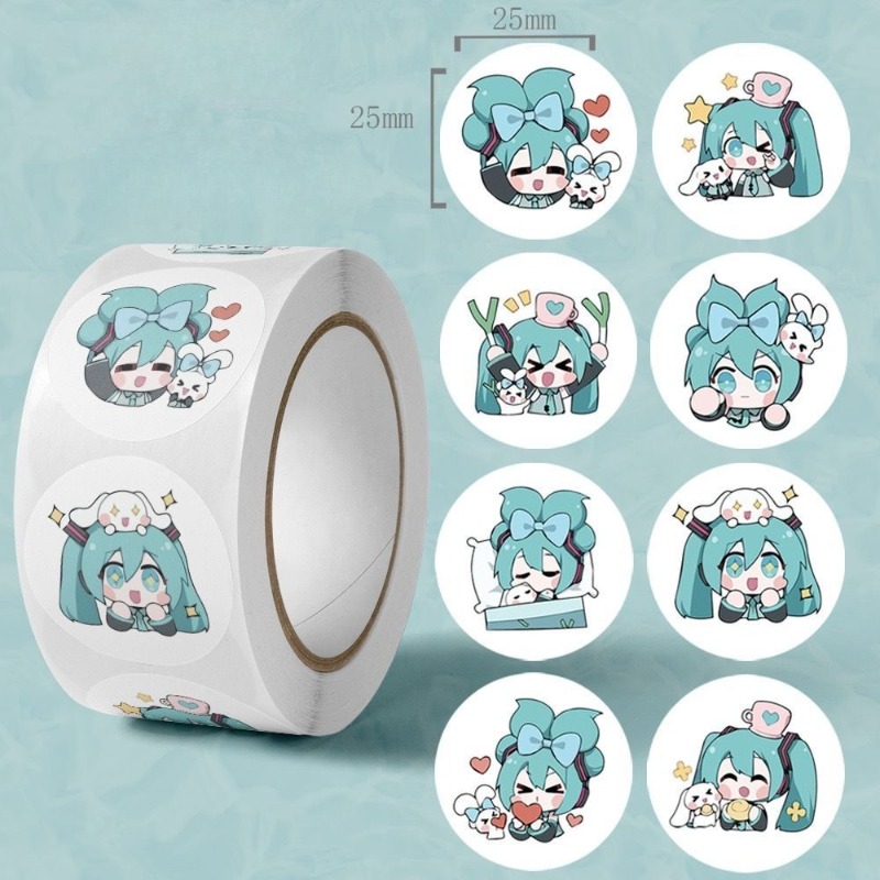 Adesivos Estéticos Ins de Hats - Anime Cosplay Miku avaliação e preço