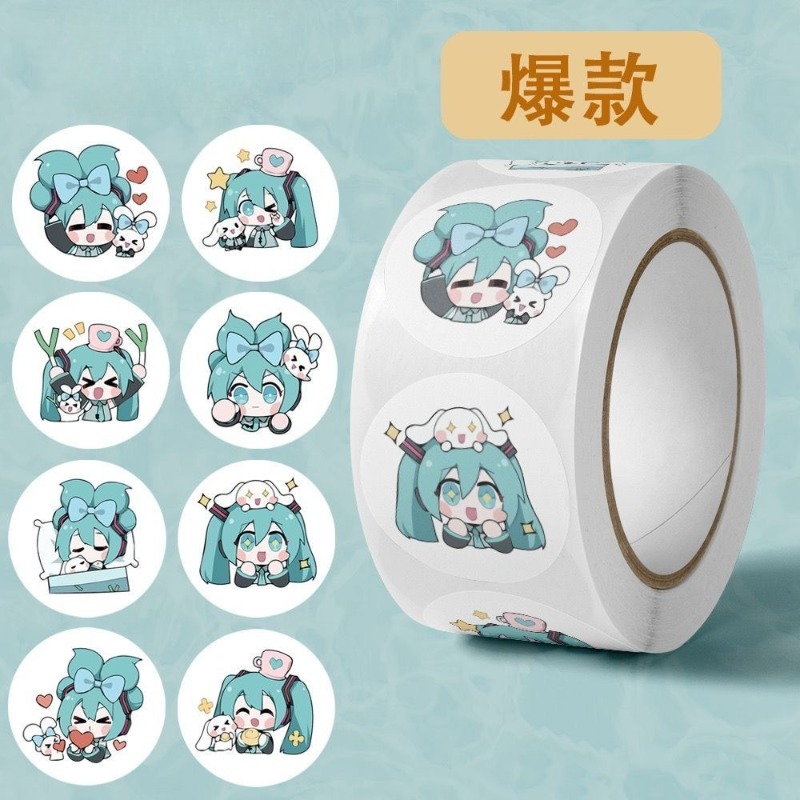 Adesivos Estéticos Ins de Hats - Anime Cosplay Miku avaliação e preço