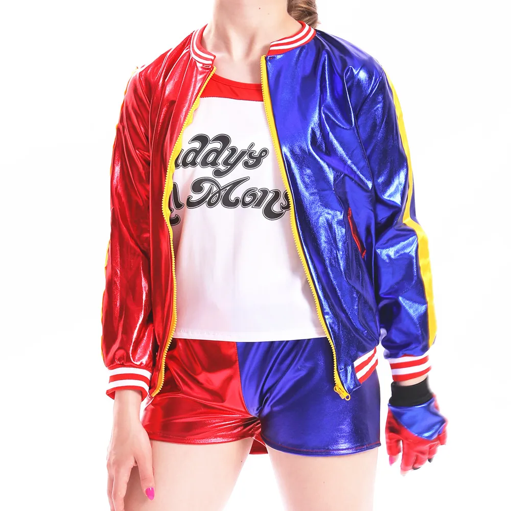 Harley trajes cosplay suicídio - Anime Harley Quinn Cosplay avaliação e preço