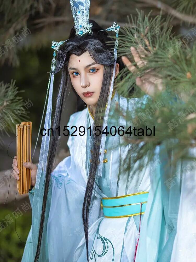Novo tian guan ci fu fengshi q - Anime Cosplay Wigs avaliação e preço