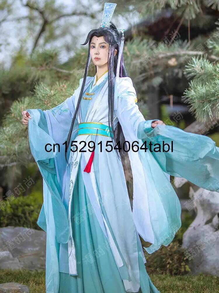 Novo tian guan ci fu fengshi q - Anime Cosplay Wigs avaliação e preço
