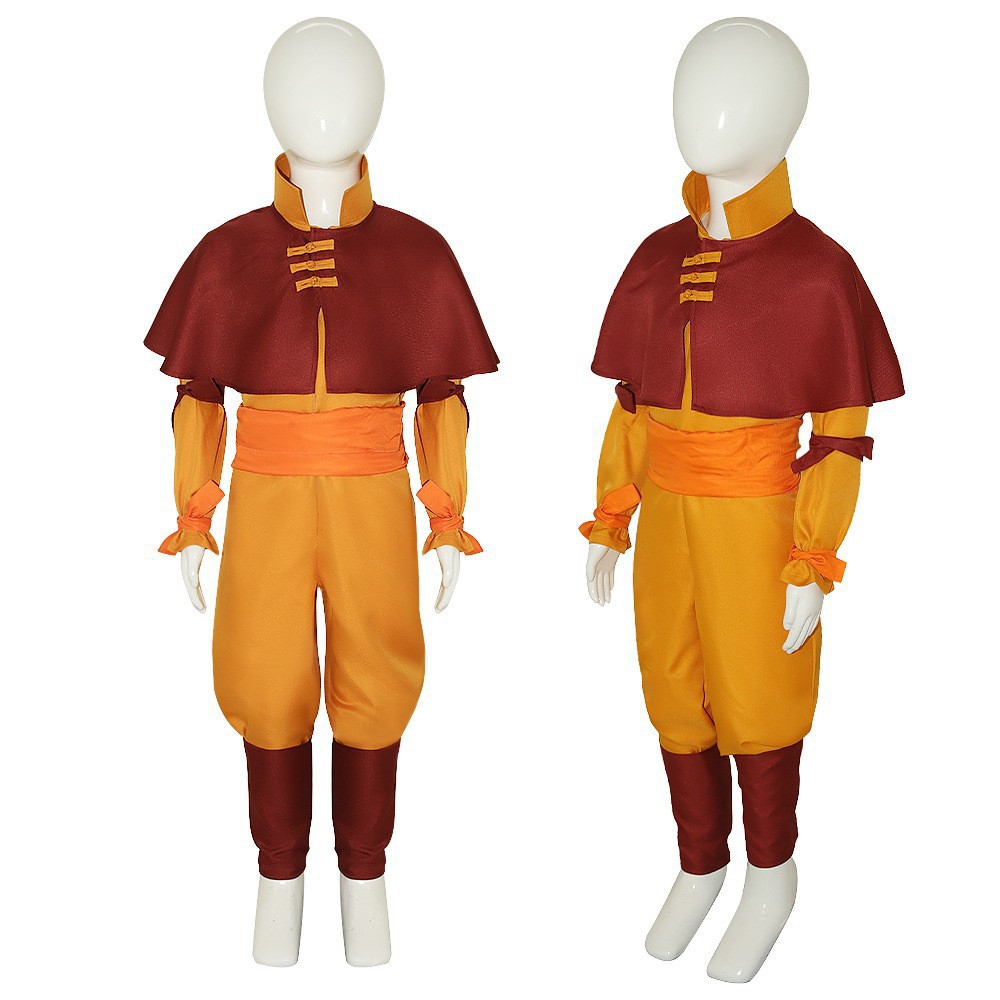 Fantasia de Cosplay Aang Katar - Anime Cosplay Netflix avaliação e preço