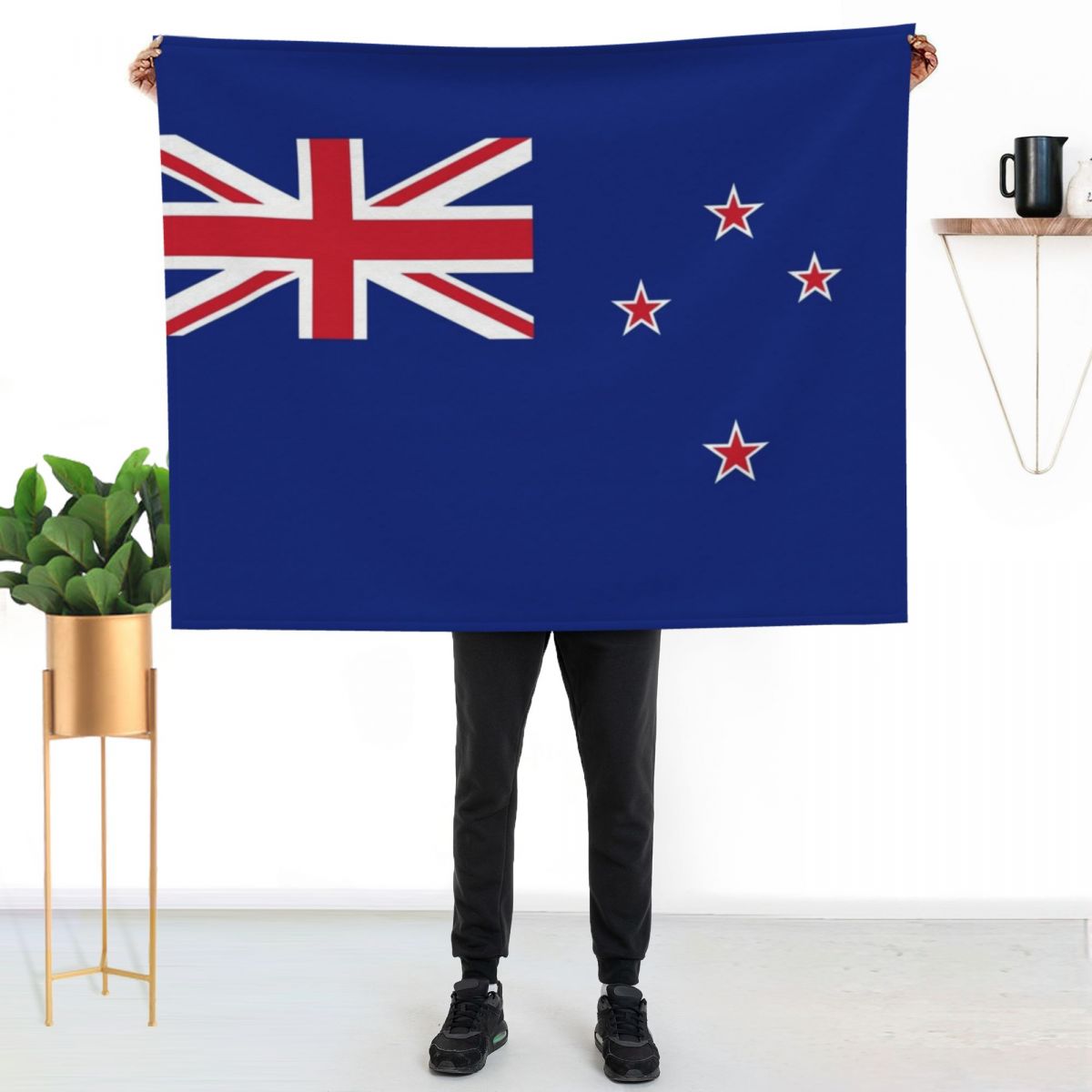 Edredom com a bandeira da Nova - Anime Cosplay New Zealand avaliação e preço