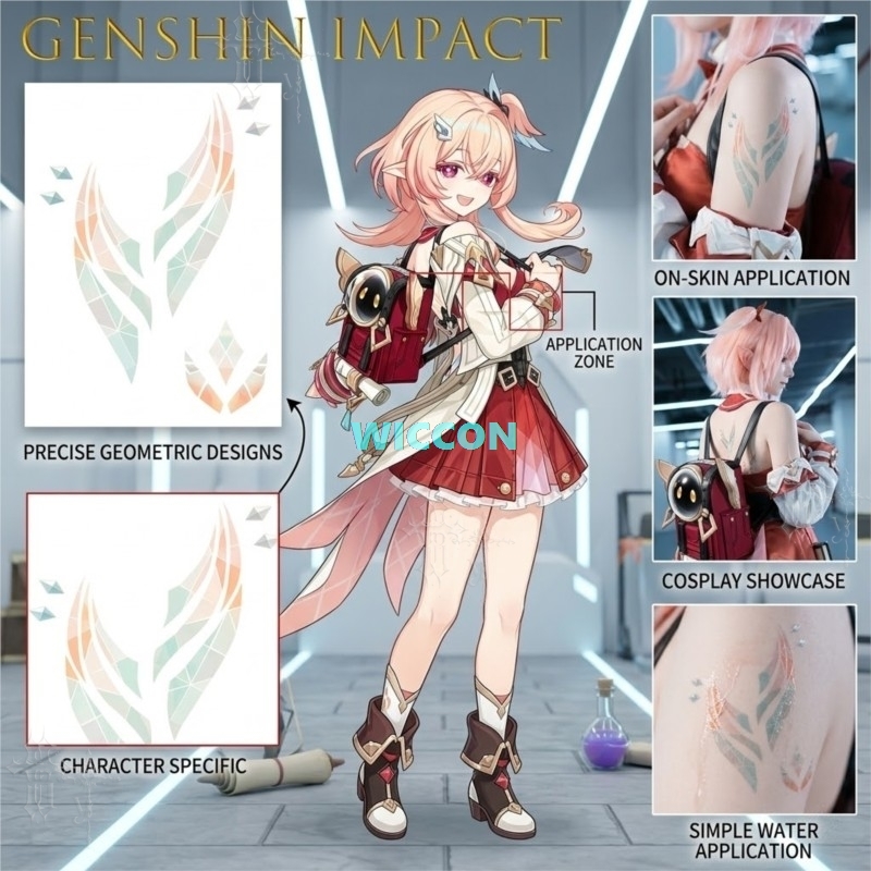 Tatuagem Temporária de Cosplay - Anime Cosplay Easy avaliação e preço