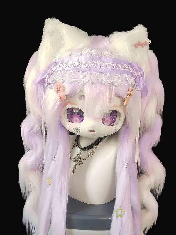 Cabeça de Fursuit Kig Feita à  - Anime Cosplay Cat avaliação e preço